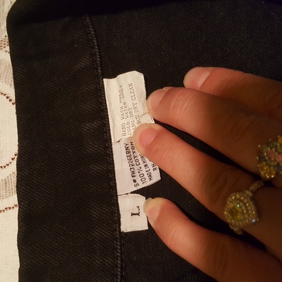 90's cropped denim jacket rare L.A. Gear - Picture 5 of 5